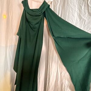 Elegant Green Maxi Dress